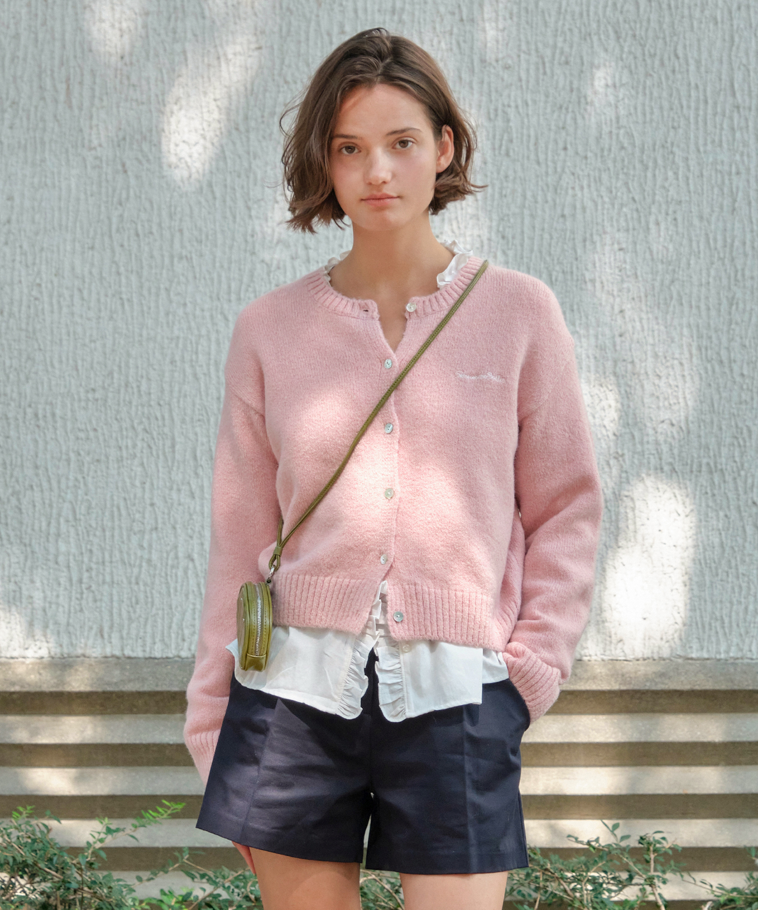 Manon Alpaca Cardigan-pink