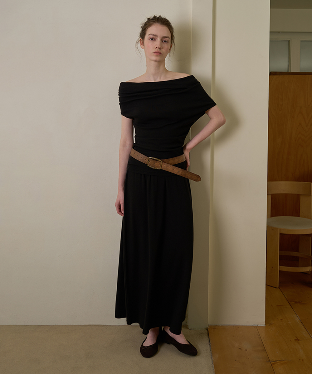 Comfort flare skirt_black