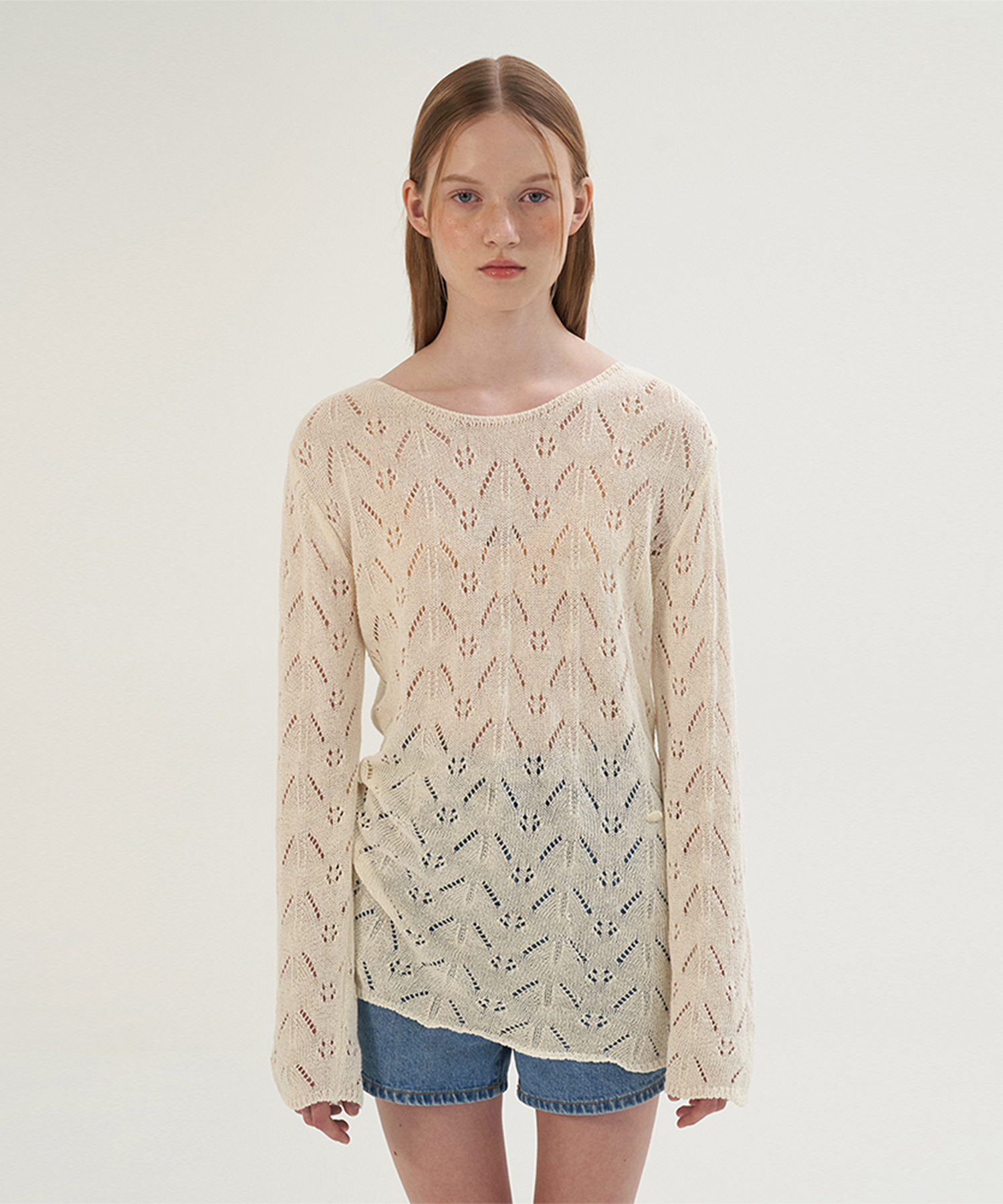 Skashi Long Sleeve Knit - Ivory