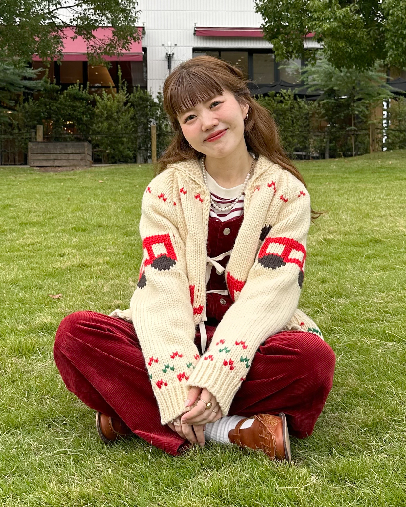 カジュアルカウチンニットジップアップ | ファッション通販サイト NUGU