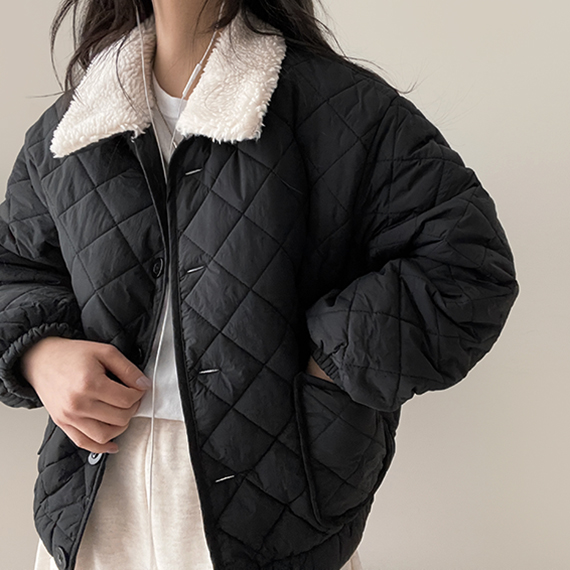 タグなし未着用 スーパービューティーキルティングボアダウンジャケット40 ポケットキルティングダウン | ファッション通販サイト NUGU