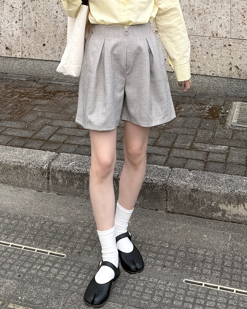 かざお　4点おまとめページ　　ぬた。ショートパンツ　ジャージ タックポイントショートパンツ | ファッション通販サイト NUGU