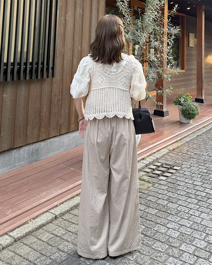 ヴィンテージクロシェベスト | ファッション通販サイト NUGU