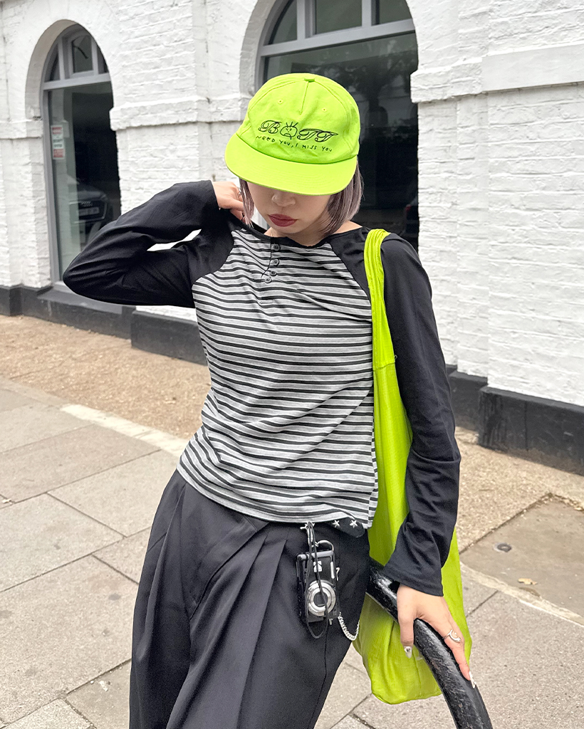 6308【美品】ブリーフィング　ハーフジップラグランTシャツ　長袖　ブラック 6308【美品】ブリーフィング ハーフジップラグランTシャツ 長袖 ブラック