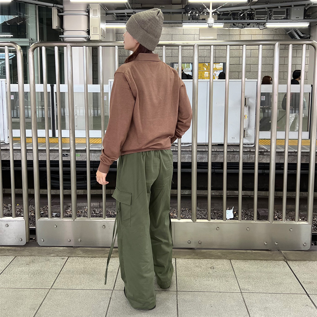 リボンコットンカーゴパンツ | ファッション通販サイト NUGU