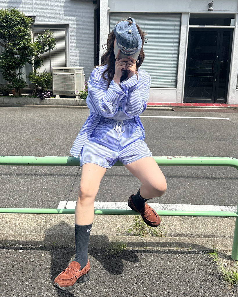【IENA】セットアップ　FABRICA コットンナイロンジャケット・パンツ IENA】セットアップ FABRICA コットンナイロンジャケット