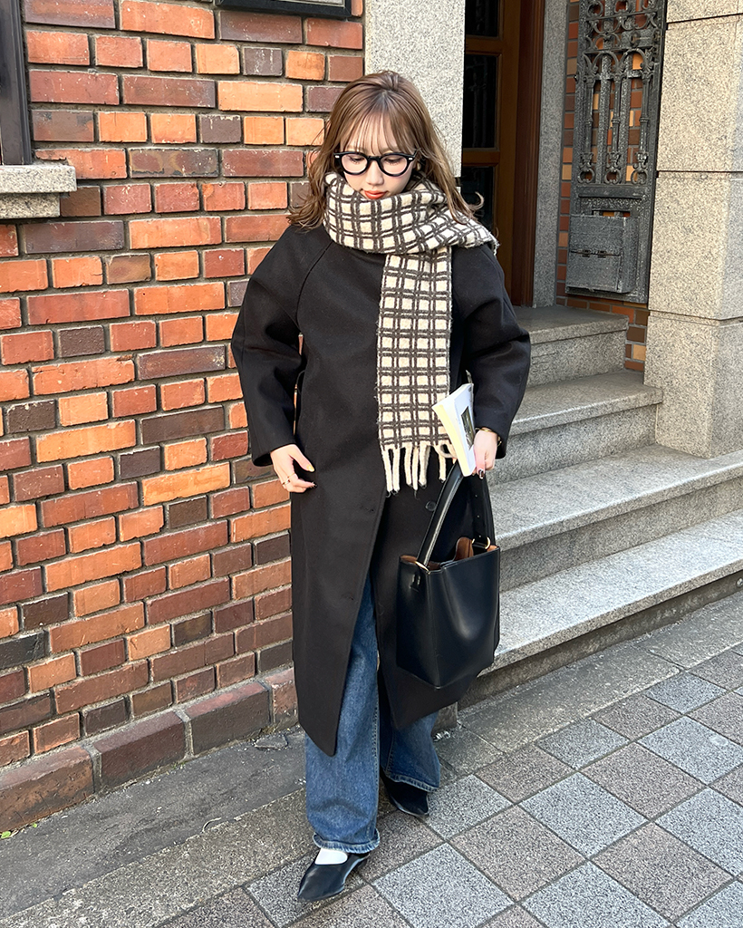 ハイネックベルトロングコート | ファッション通販サイト NUGU