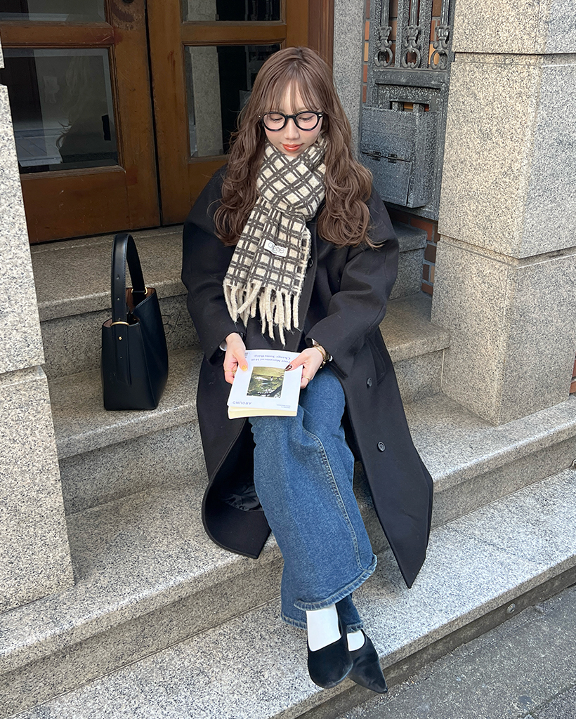 ハイネックベルトロングコート | ファッション通販サイト NUGU