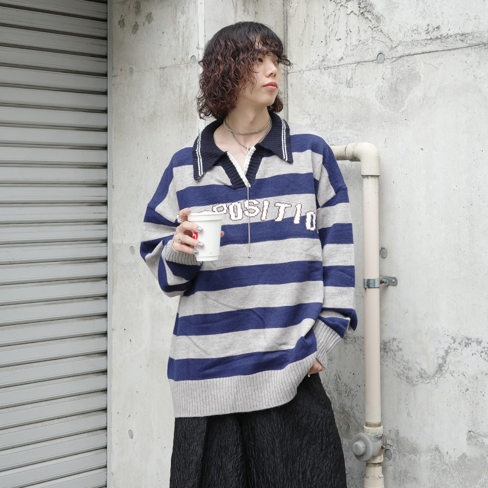 【美品】J.CREW ニット セーター ボーダー （L） ユニセックス ユニセックス)カラーボーダーニット | ファッション通販サイト NUGU