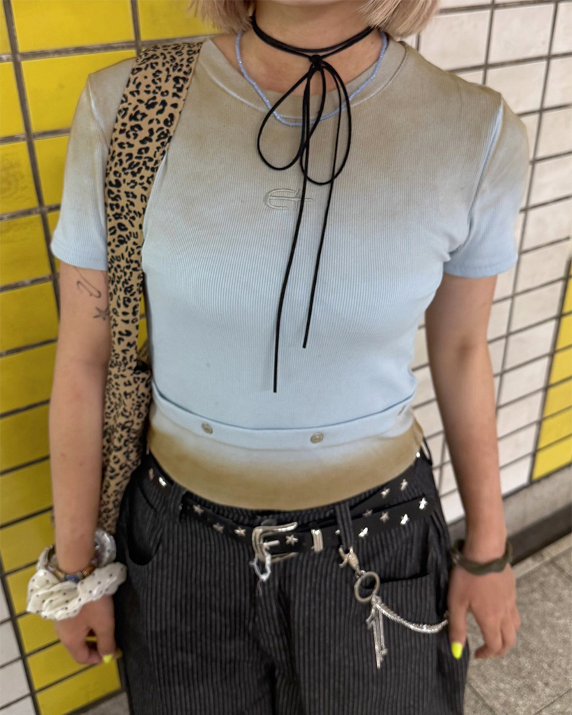 タイダイスタッズクロップドTシャツ | ファッション通販サイト NUGU