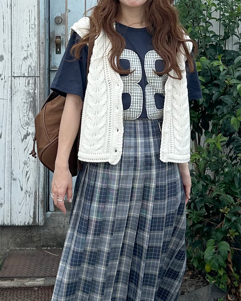 ナンバーパッチワークルーズフィット半袖Tシャツ | ファッション通販