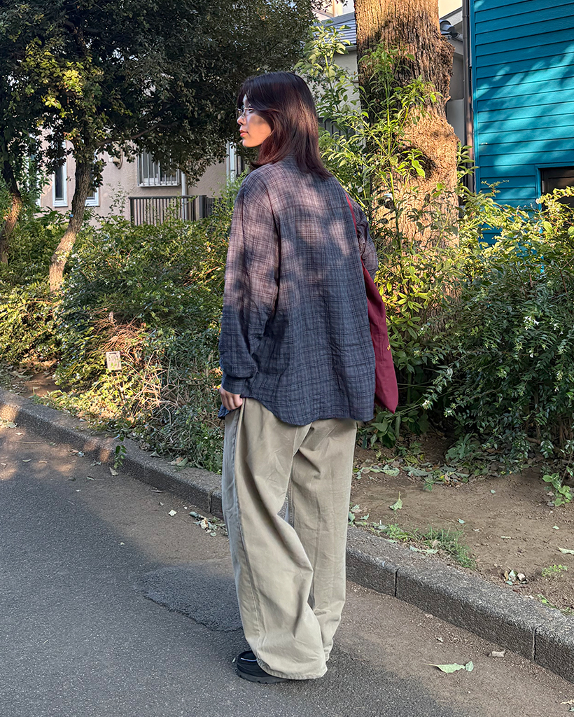 A17746 美品 ネイバーフッド ランバーチェックシャツ 白黒 M 厚手 NEIGHBORHOOD(ネイバーフッド) 初期タグチェックシャツ ブラック