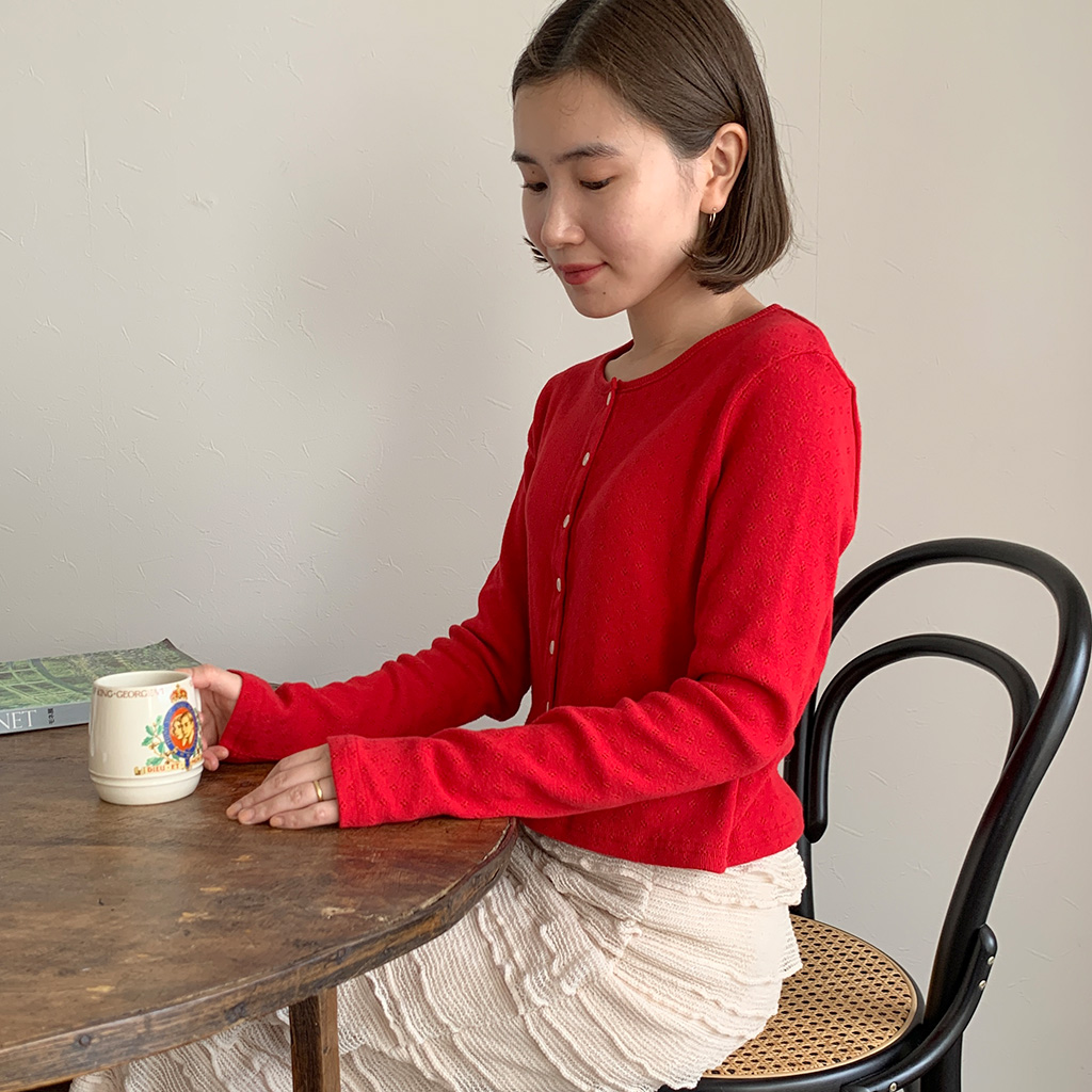 DAIRIKU フラワーパターン　カーディガン DAIRIKU フラワーパターン カーディガン
