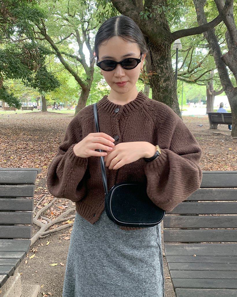 オータムラウンドニットカーディガン | ファッション通販サイト NUGU