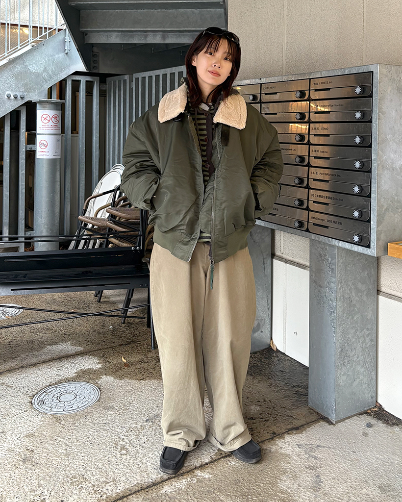 ユニセックス)カラーファーMA-1ジャケット | ファッション通販サイト NUGU