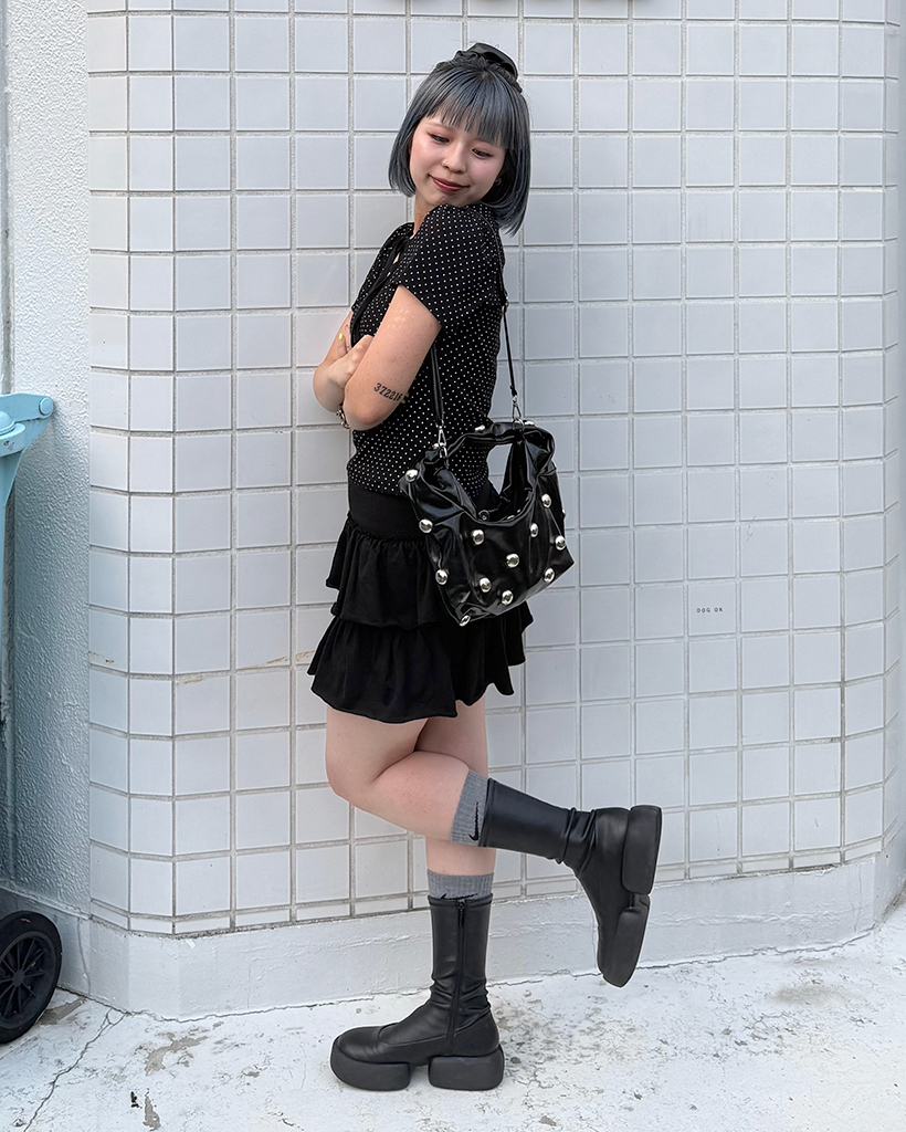 専用！！スタッズ装飾 ブラック ショルダーバッグ 楽天市場】スタッズ バッグ（カラーブラック）（バッグ・小物