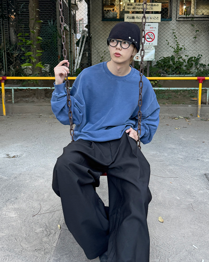 ユニセックス)ピグメントベーシックスウェットシャツ | ファッション