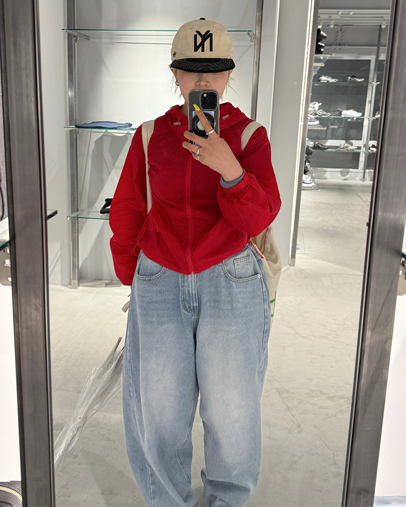 みるるページ サイドタックディテールワイドデニムパンツ | ファッション通販