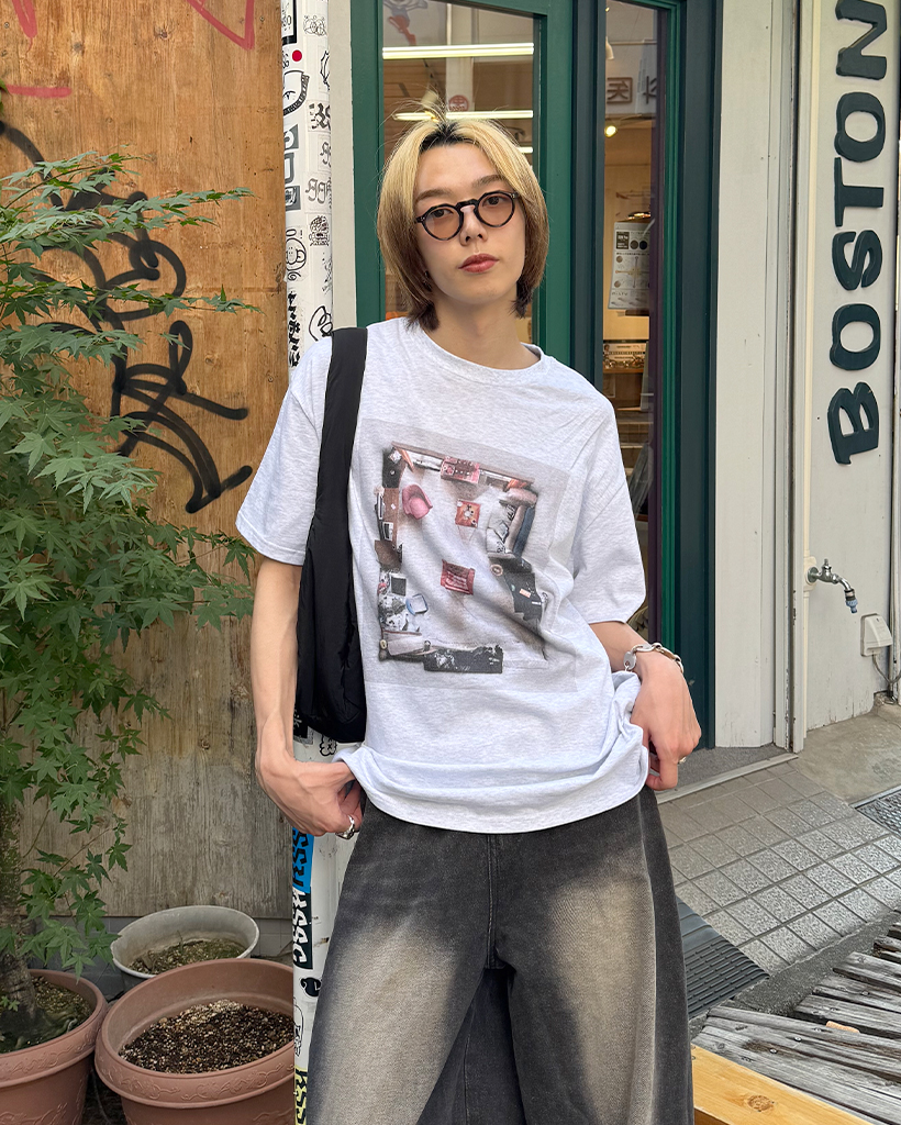 ユニセックス)インテリアプリント半袖Tシャツ | ファッション