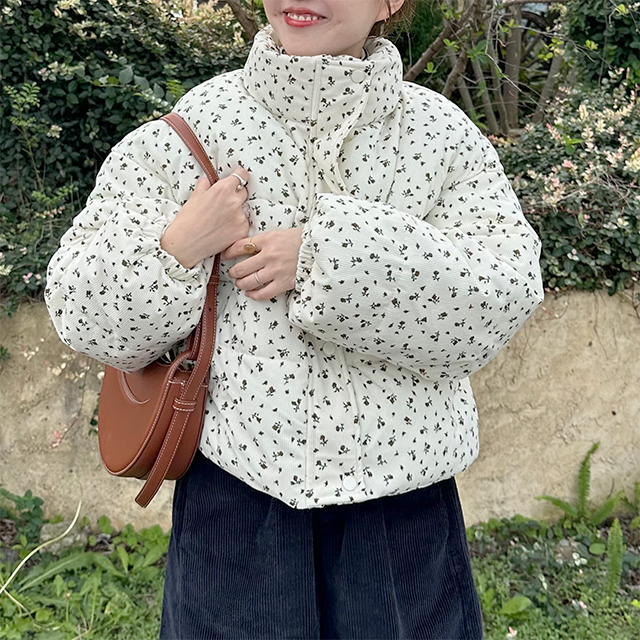 フラワーダウンジャケット | ファッション通販サイト NUGU