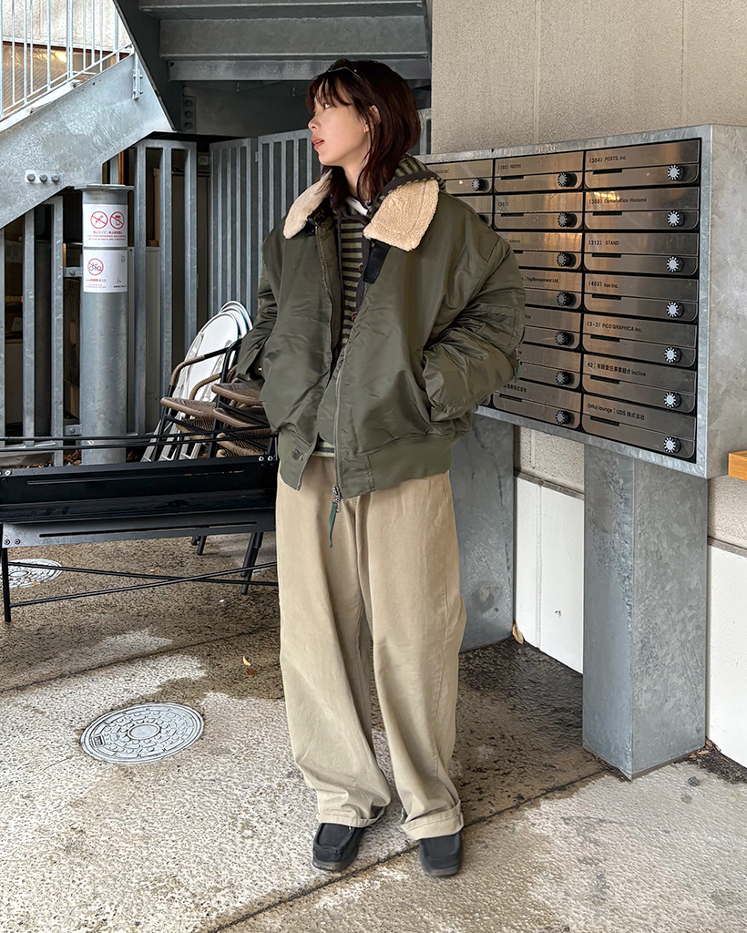 ユニセックス)カラーファーMA-1ジャケット | ファッション通販サイト NUGU