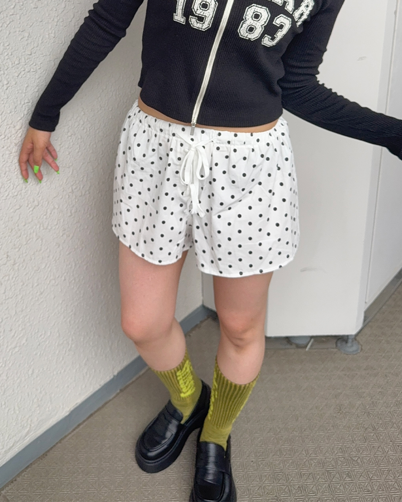 ドット柄ショートパンツ | ファッション通販サイト NUGU