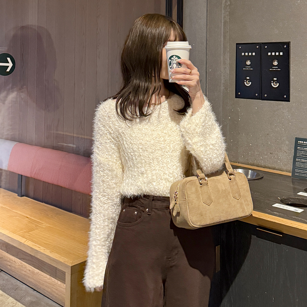 ブークレディテールVネックニット | ファッション通販サイト NUGU