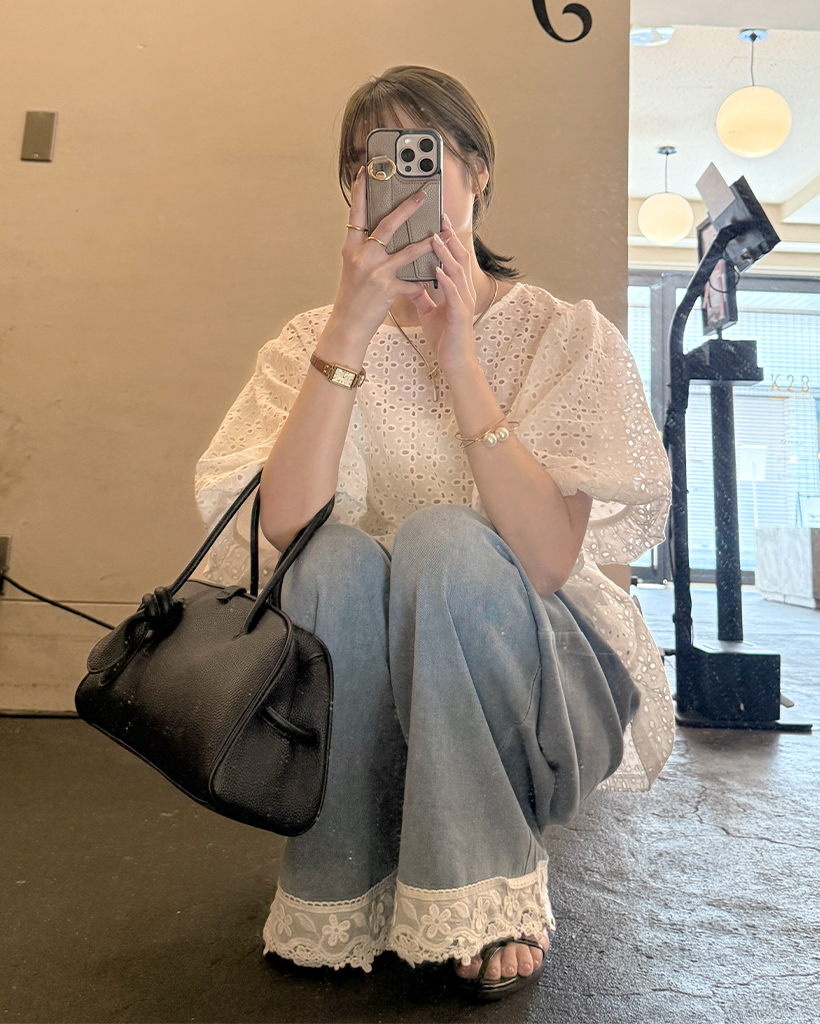 【バヤコ企画】ライトデニムパンツ［keep beingyou ］※本日限定価格 バヤコさん企画 keep being you ライトデニムパンツ - メルカリ