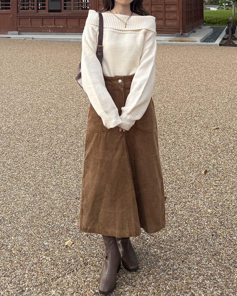 るなページ ロールプチハイネックラーベン編オーバーサイズニット＜大きい