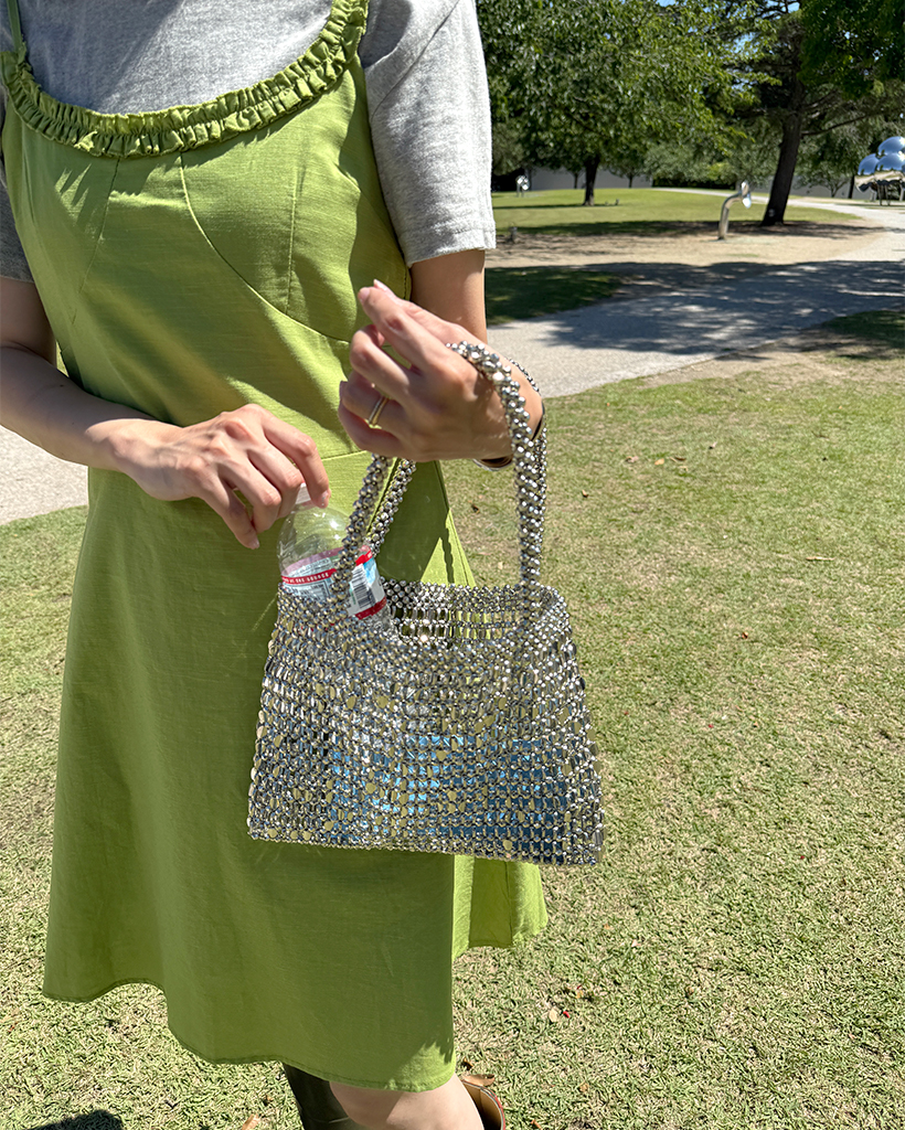 ANTEPRIMA シルバービーズトートバッグ スタンダード Z/シルバー ｜ 【公式】アンテプリマ オンライン