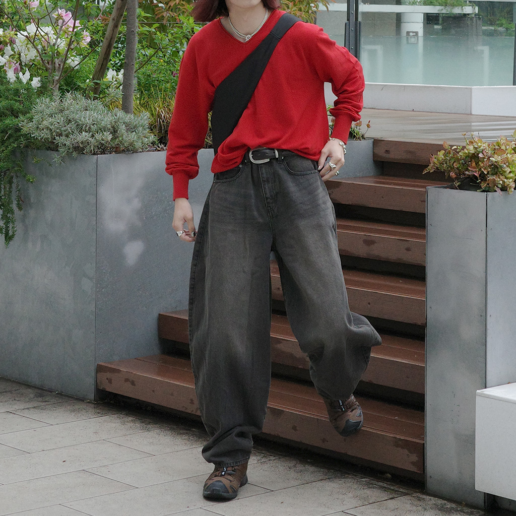 バルーンワイドデニムパンツ | ファッション通販サイト NUGU