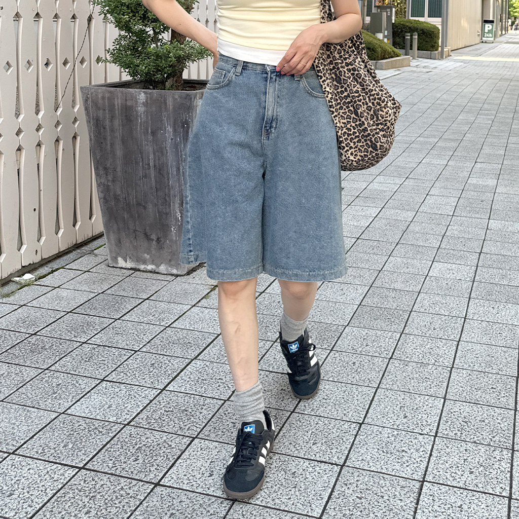 バミューダデニムパンツ | ファッション通販サイト NUGU