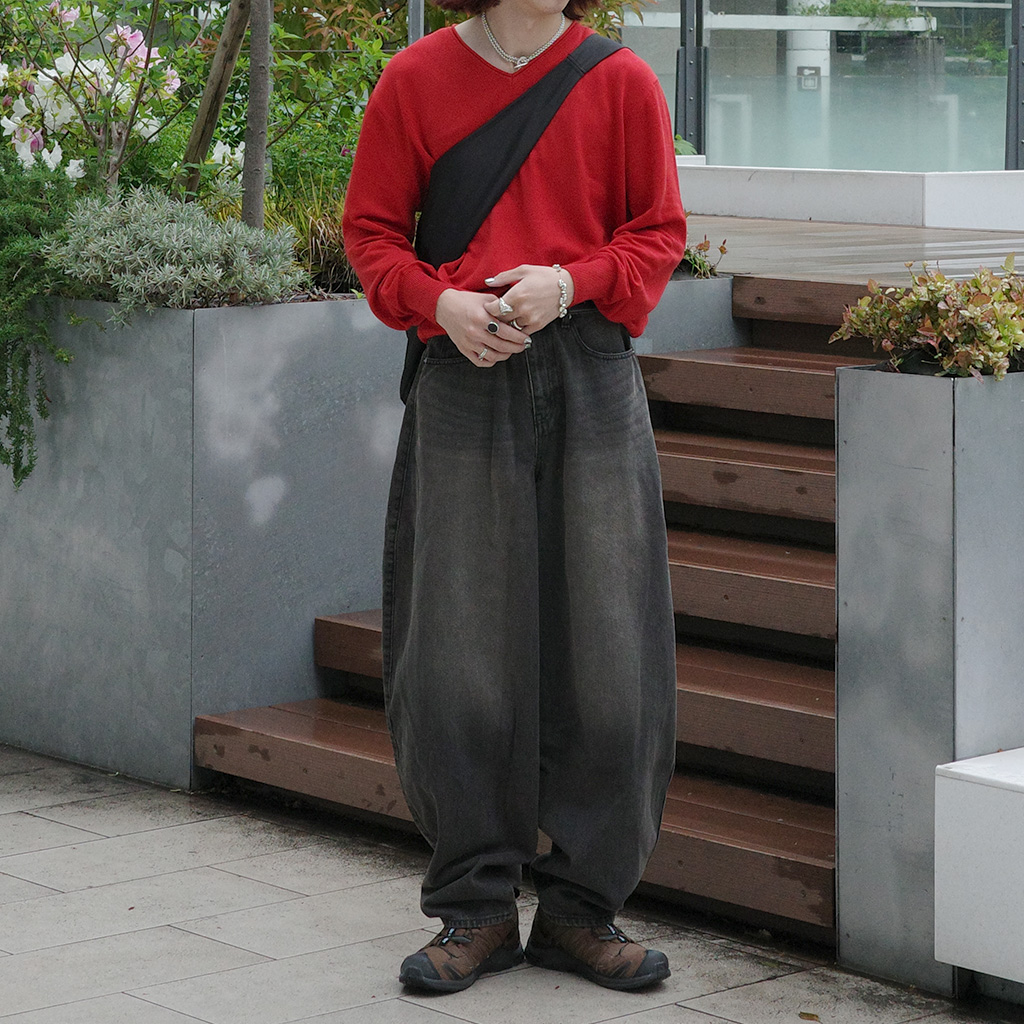 バルーンワイドデニムパンツ | ファッション通販サイト NUGU