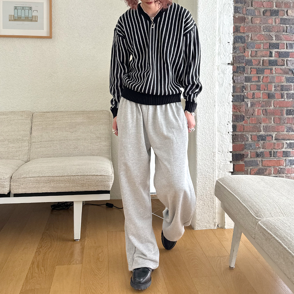 ARCHIVIO ストライプセーター Vネックストライプニット | ファッション通販サイト NUGU