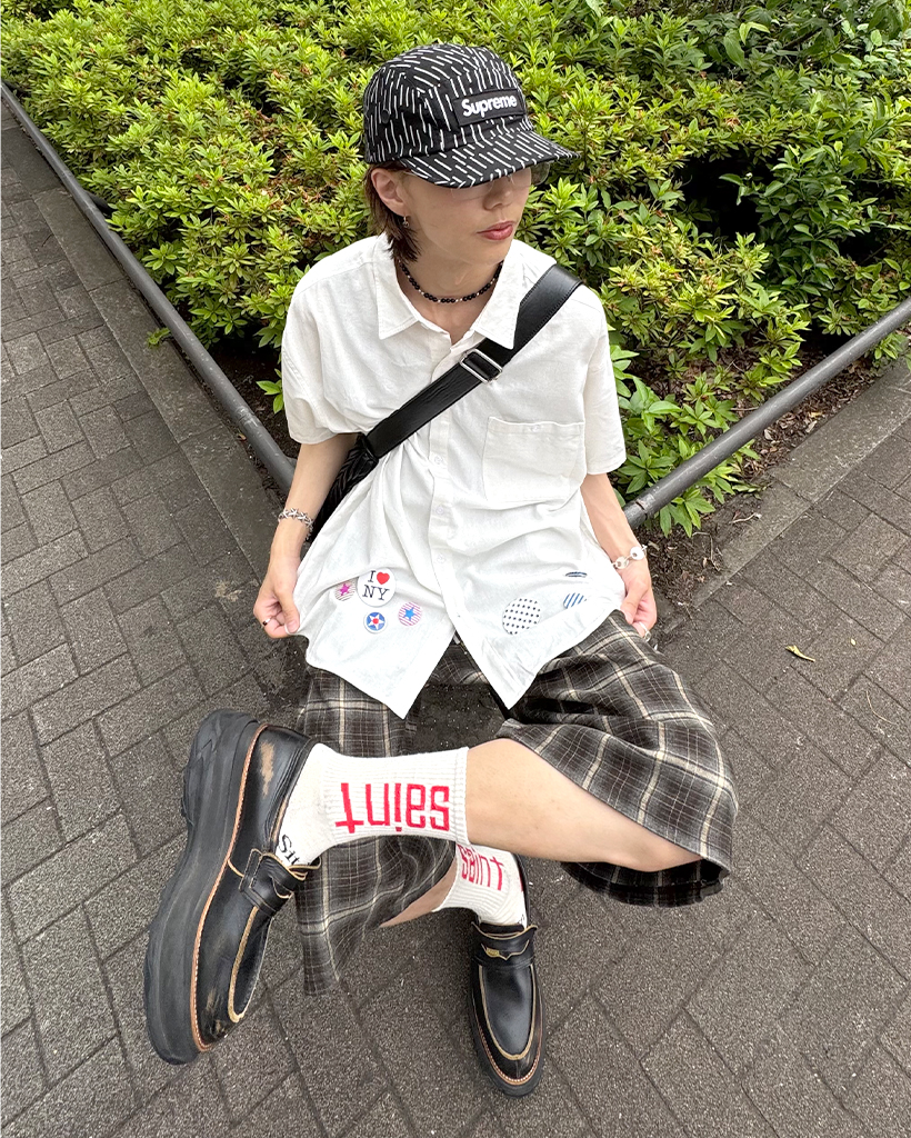 ピンクボーダー缶バッジ | ファッション通販サイト NUGU