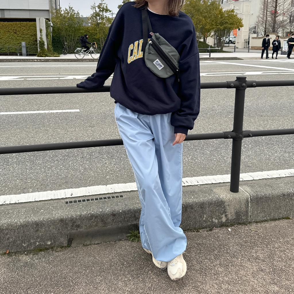 ラインストリングワイドパンツ | ファッション通販サイト NUGU