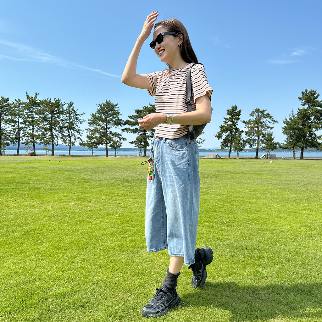 ハーフバルーンデニムパンツ | ファッション通販サイト NUGU
