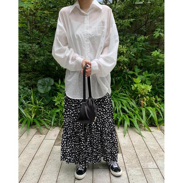 ドット柄フリルスカート | ファッション通販サイト NUGU