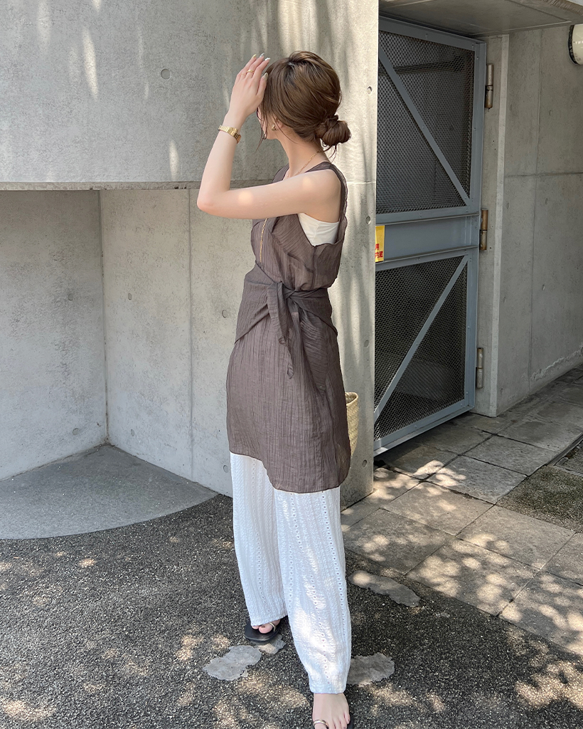パンチングシースルーパンツ | ファッション通販サイト NUGU