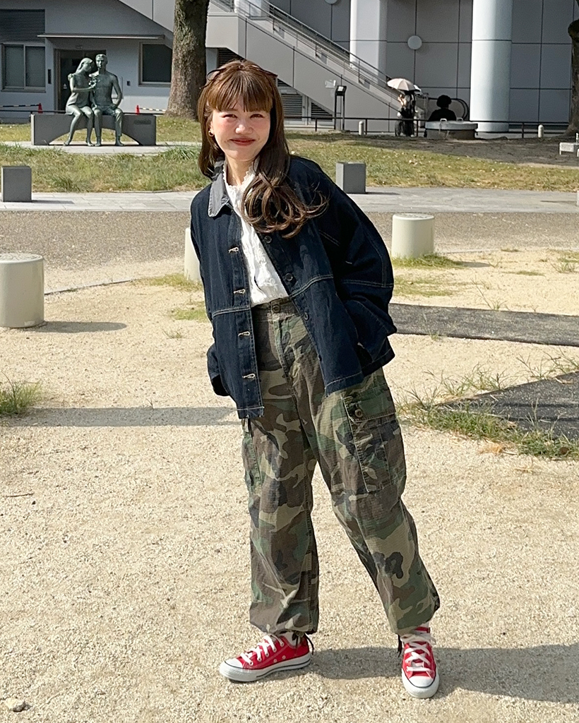 配色カラーデニムワークジャケット | ファッション通販サイト NUGU