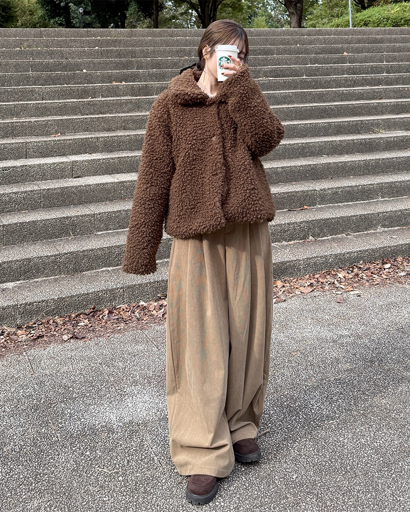 ボアカラージャケット | ファッション通販サイト NUGU