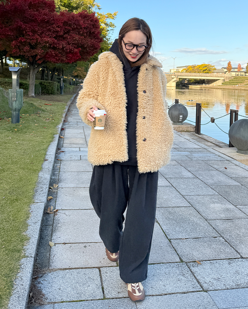 カラーボアジャケット | ファッション通販サイト NUGU