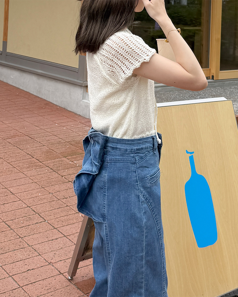 リボン付きインディゴデニム INDIGO DENIM PANTS – JOLLY ROGER
