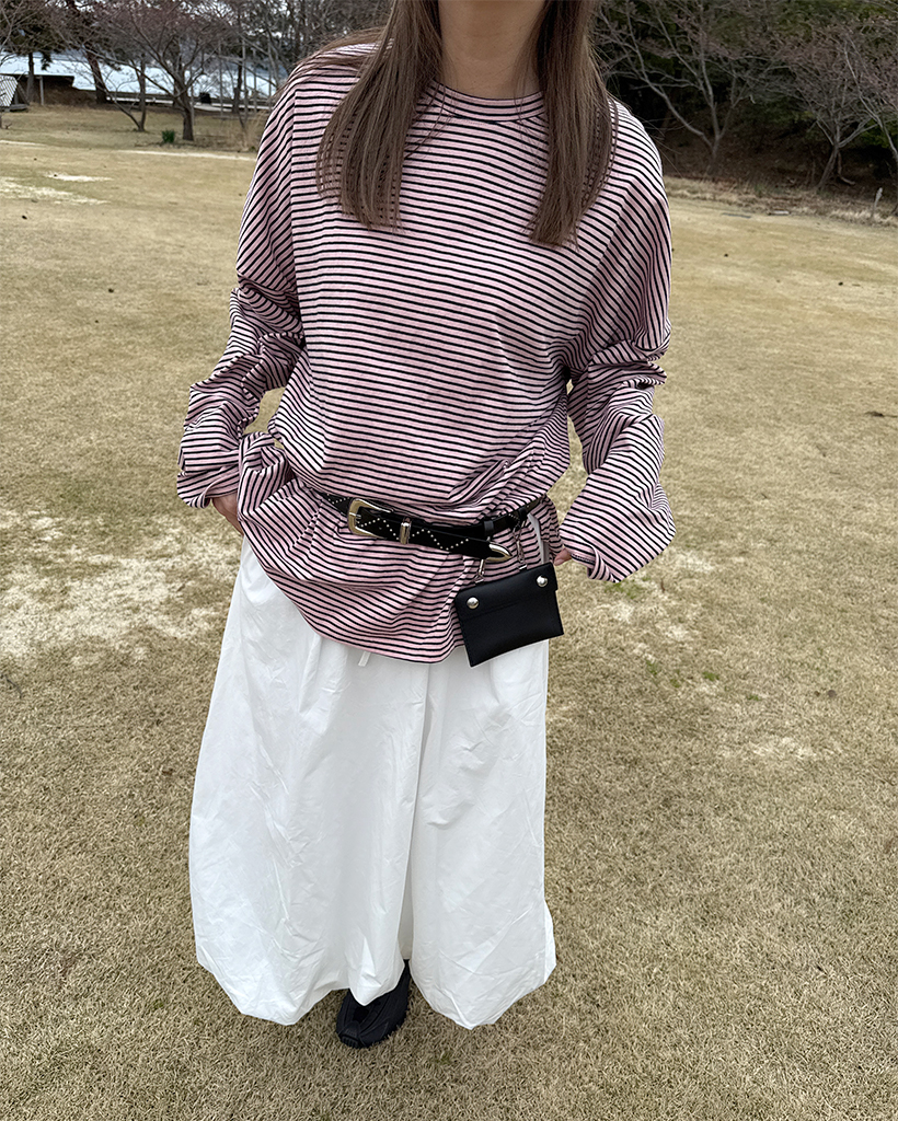 るるページ UNTITLED ARTWORKS ダブルニーパンツ | ニュートラル | FARFETCH JP