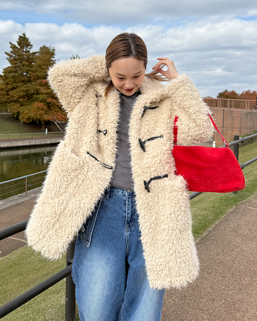 ブークレカラーダッフルコート | ファッション通販サイト NUGU