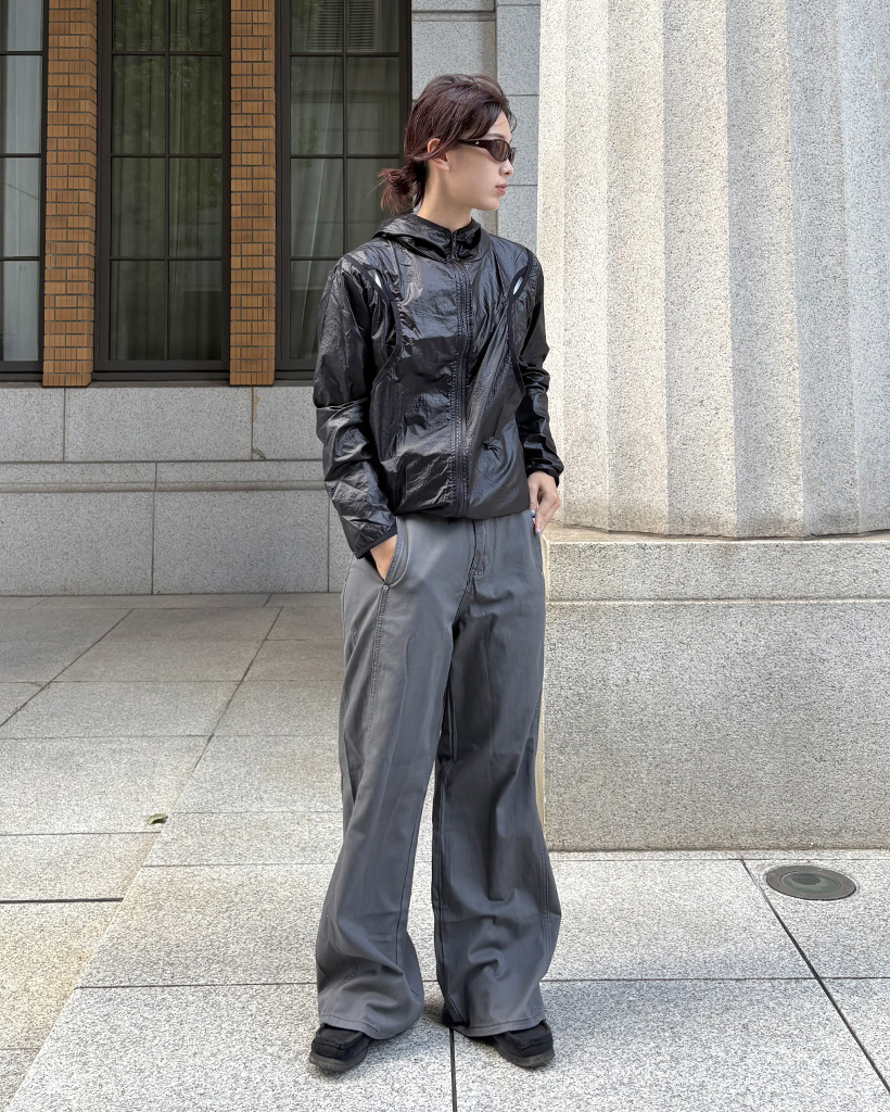 光沢2WAYウィンドブレーカー | ファッション通販サイト NUGU