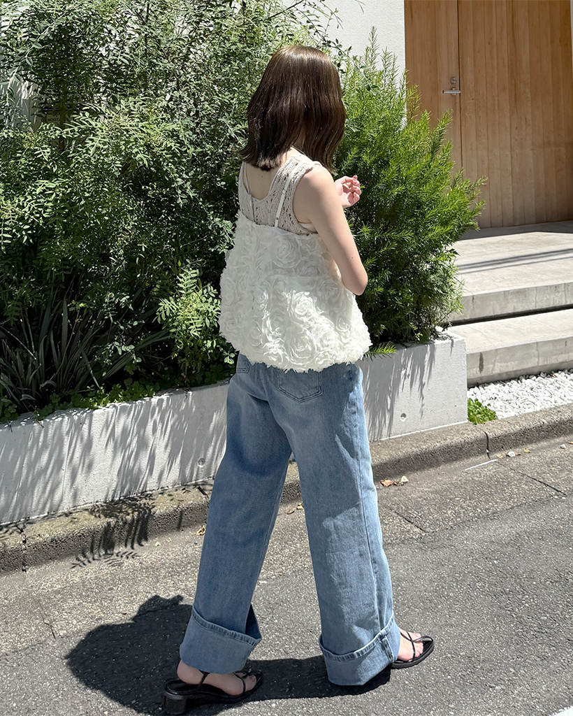 ローズディテールビスチェ | ファッション通販サイト NUGU