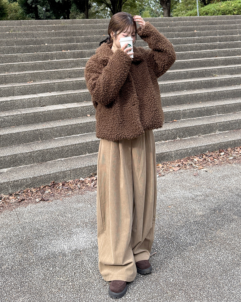 ボアカラージャケット | ファッション通販サイト NUGU