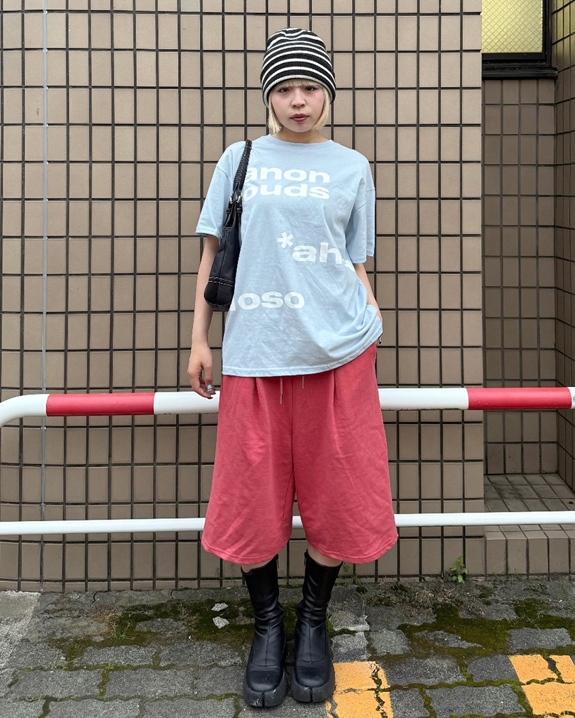 ユニセックス)カラフルハーフバンディングパンツ | ファッション