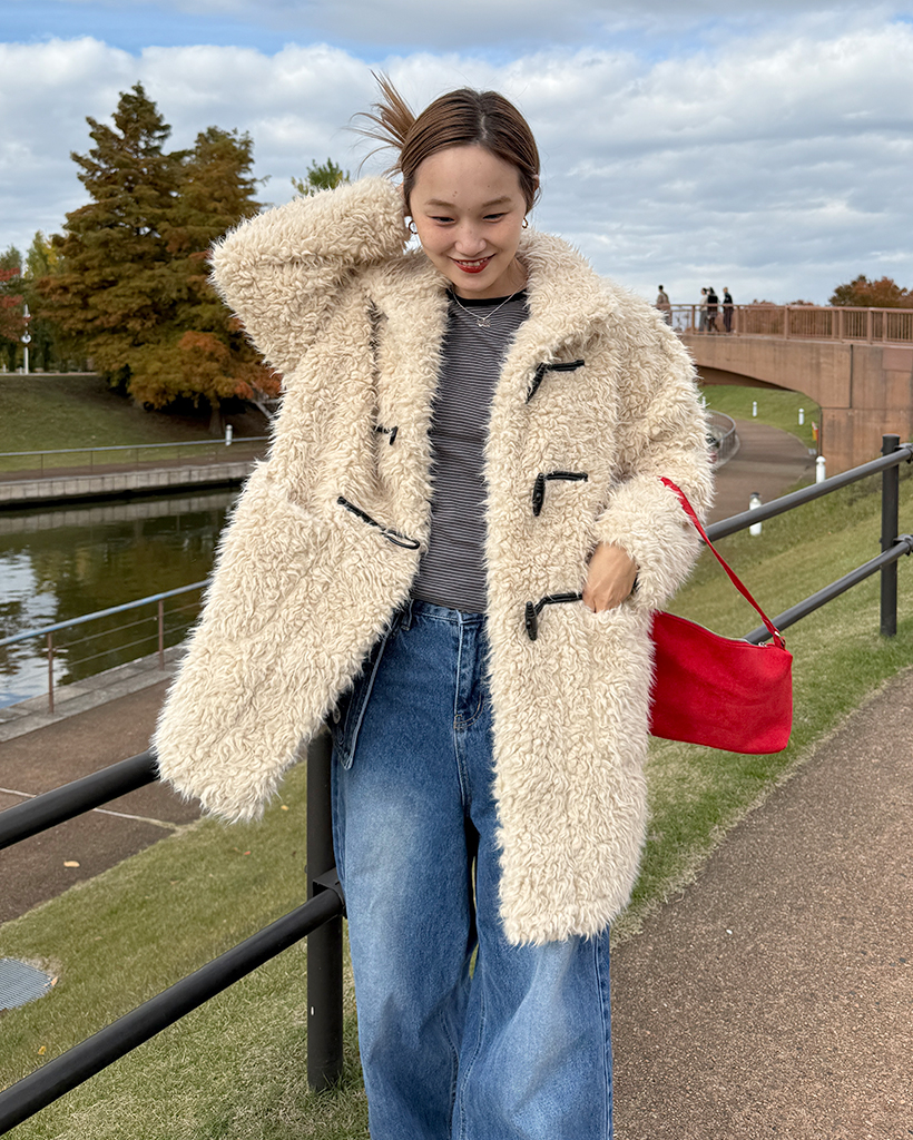 ブークレカラーダッフルコート | ファッション通販サイト NUGU